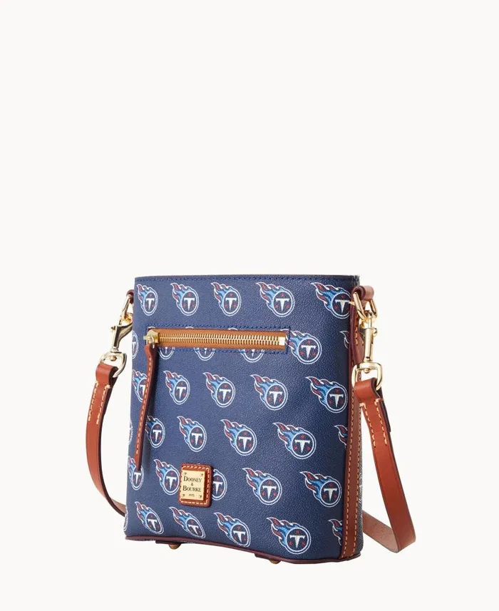 Dooney and Bourke NFL Titans Small Zip Crossbody Titans WomenMen Crossbodies Dooney and Bourke NFL Titans Small Zip Crossbody Titans WomenMen Crossbodies