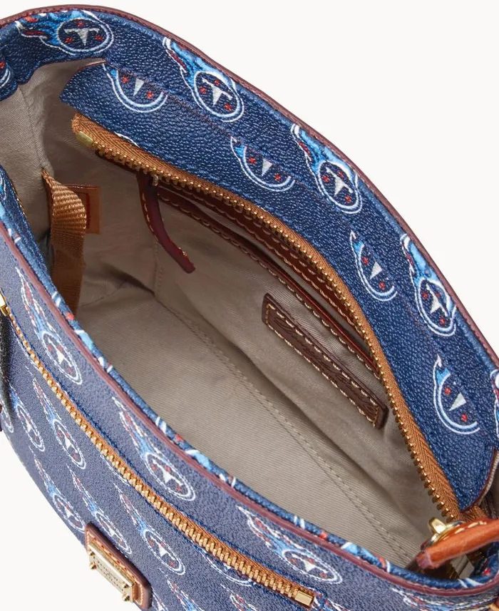 Dooney and Bourke NFL Titans Small Zip Crossbody Titans WomenMen Crossbodies Dooney and Bourke NFL Titans Small Zip Crossbody Titans WomenMen Crossbodies