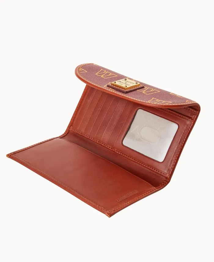 Dooney and Bourke NFL Washington Continental Clutch Washington WomenMen Wallets Dooney and Bourke NFL Washington Continental Clutch Washington WomenMen Wallets