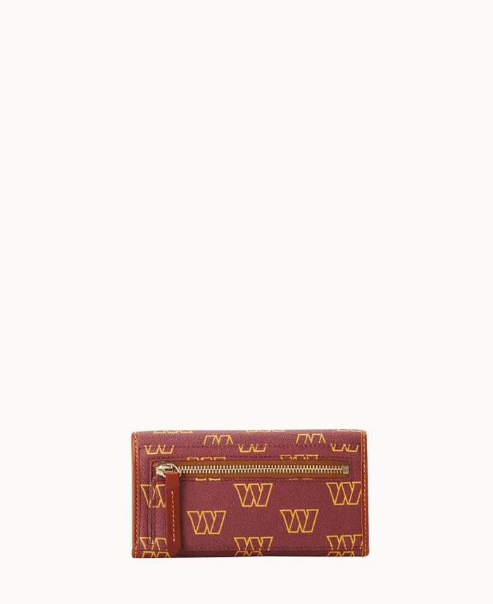 Dooney and Bourke NFL Washington Continental Clutch Washington WomenMen Wallets Dooney and Bourke NFL Washington Continental Clutch Washington WomenMen Wallets
