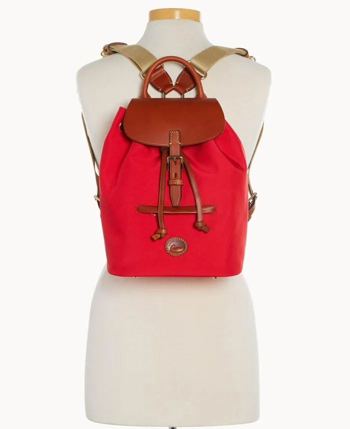 Dooney and Bourke Nylon Small Allie Backpack Red WomenMen Backpacks