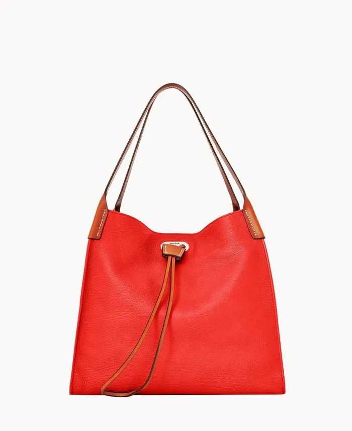 Dooney and Bourke Oncour Roux Pebble Full Up Red WomenMen Shoulder Bags