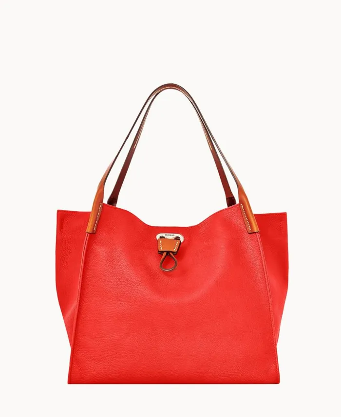 Dooney and Bourke Oncour Roux Pebble Full Up Red WomenMen Shoulder Bags