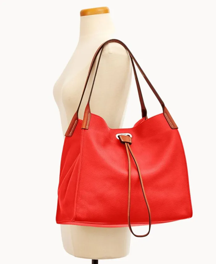 Dooney and Bourke Oncour Roux Pebble Full Up Red WomenMen Shoulder Bags