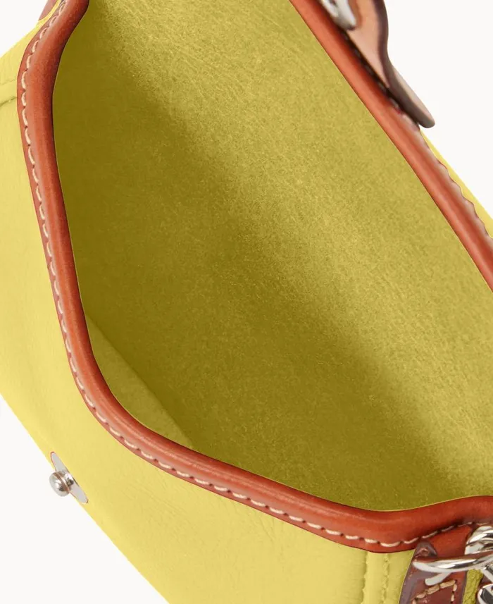 Dooney and Bourke Oncour Twist Flap Wristlet Butter WomenMen Wallets