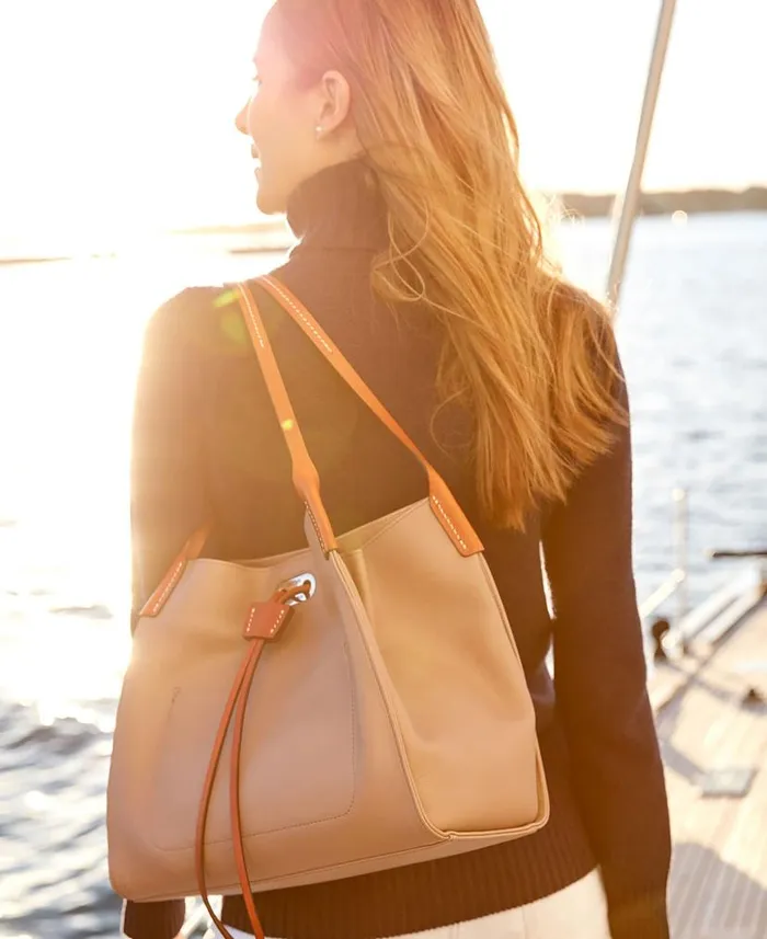 Dooney and Bourke Oncour Twist Small Full Up Dark Taupe WomenMen Shoulder Bags Dooney and Bourke Oncour Twist Small Full Up Dark Taupe WomenMen Shoulder Bags