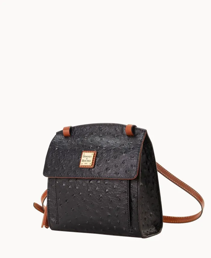 Dooney and Bourke Ostrich Crossbody Black WomenMen Crossbodies