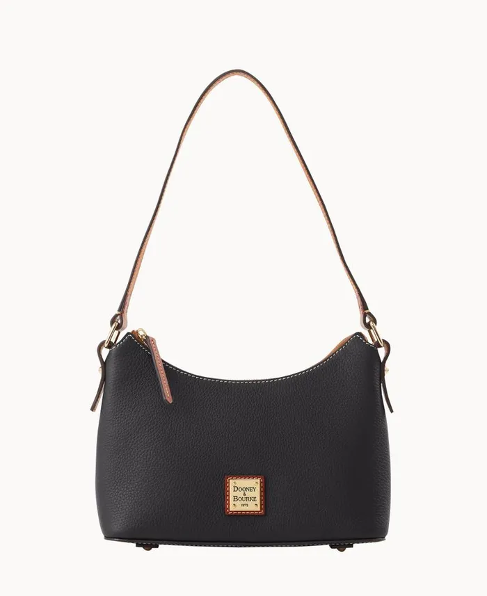 Dooney and Bourke Pebble Grain Baguette Black WomenMen Shoulder Bags