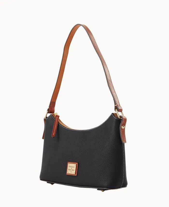 Dooney and Bourke Pebble Grain Baguette Black WomenMen Shoulder Bags