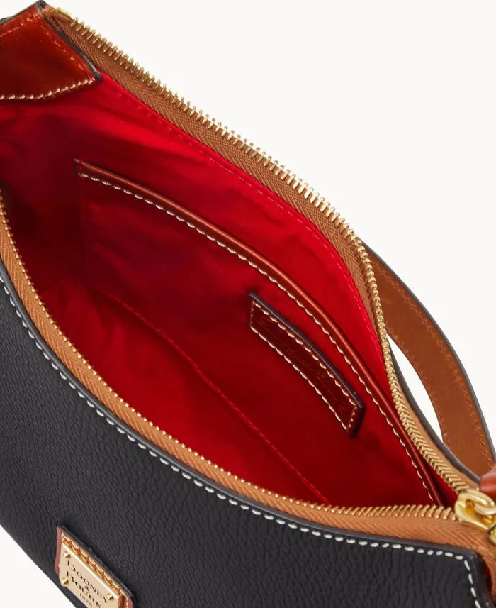 Dooney and Bourke Pebble Grain Baguette Black WomenMen Shoulder Bags