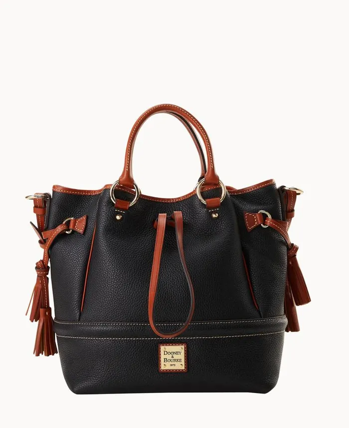 Dooney and Bourke Pebble Grain Buckley Bag Black WomenMen Satchels
