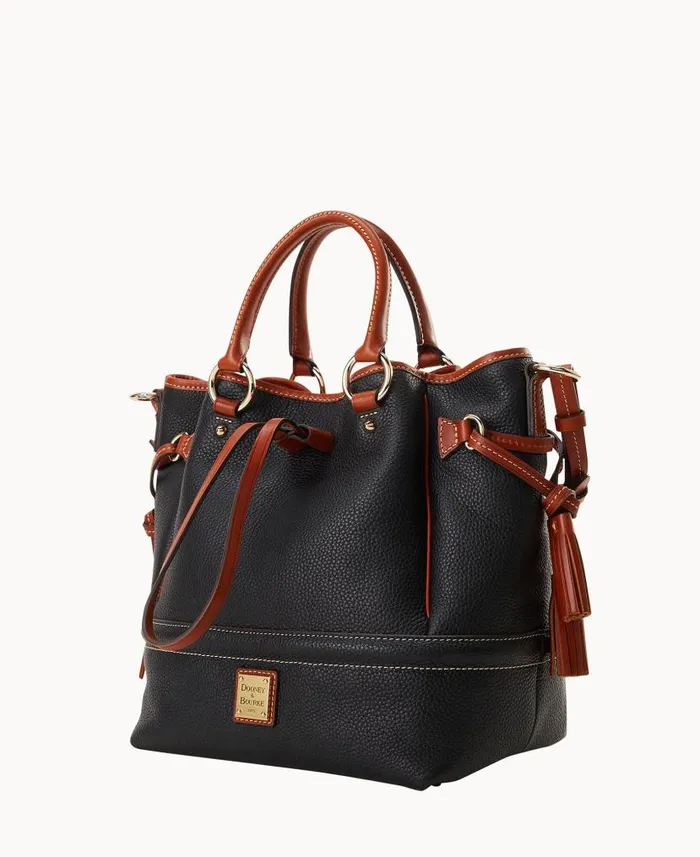 Dooney and Bourke Pebble Grain Buckley Bag Black WomenMen Satchels
