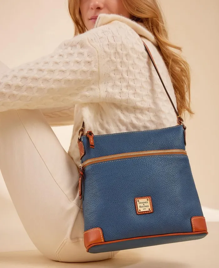 Dooney and Bourke Pebble Grain Crossbody Caramel WomenMen Crossbodies
