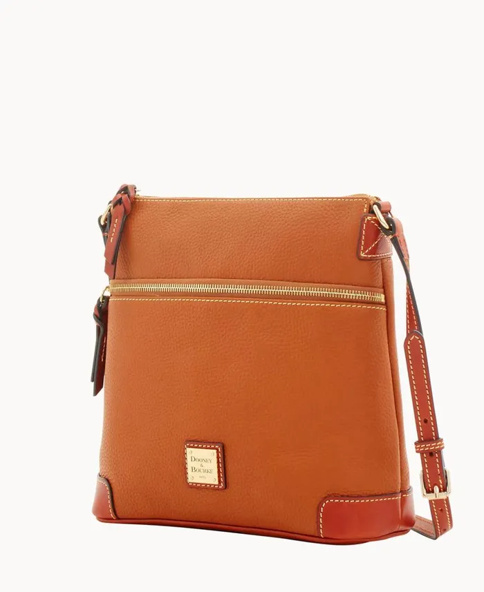 Dooney and Bourke Pebble Grain Crossbody Caramel WomenMen Crossbodies