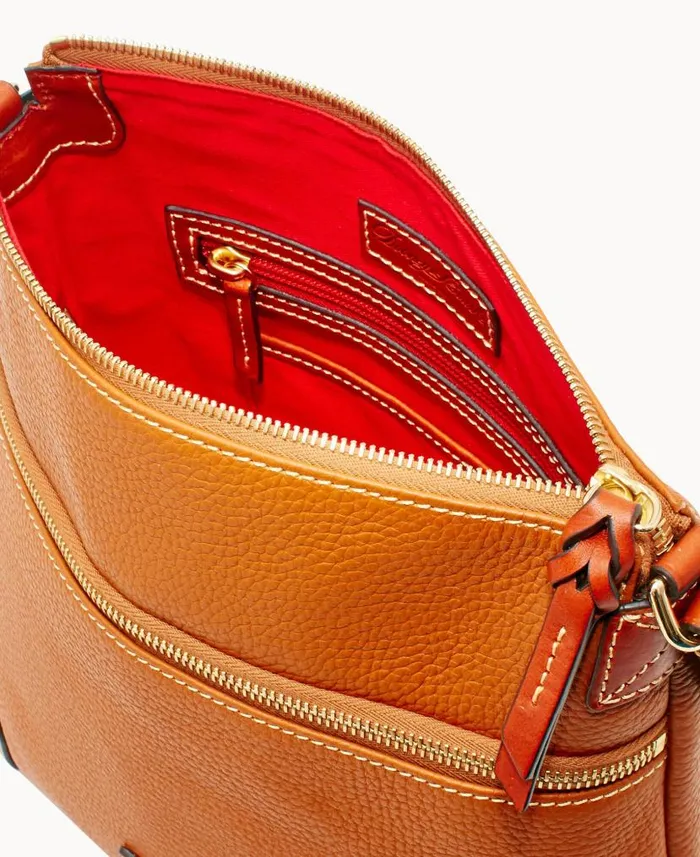 Dooney and Bourke Pebble Grain Crossbody Caramel WomenMen Crossbodies