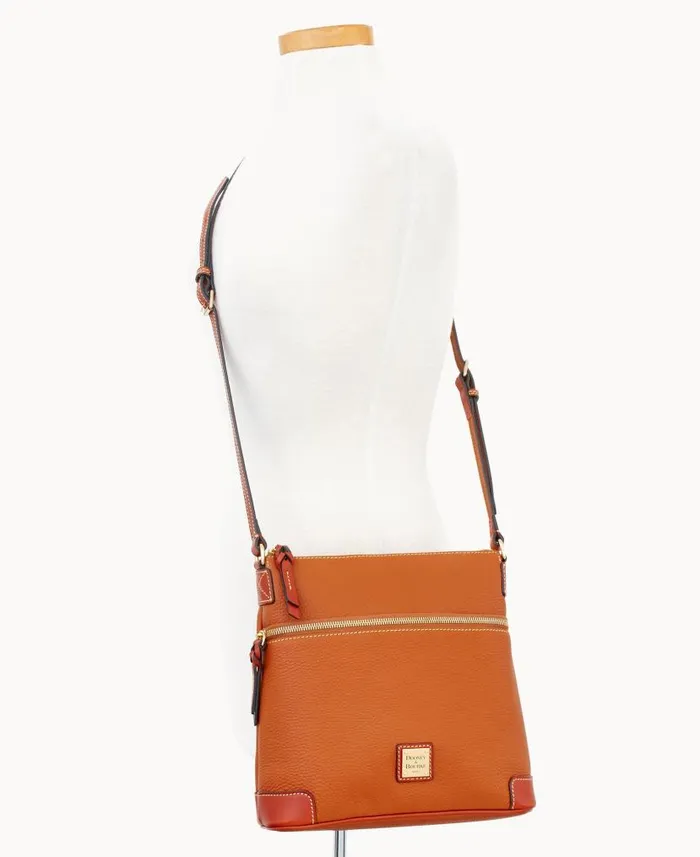 Dooney and Bourke Pebble Grain Crossbody Caramel WomenMen Crossbodies