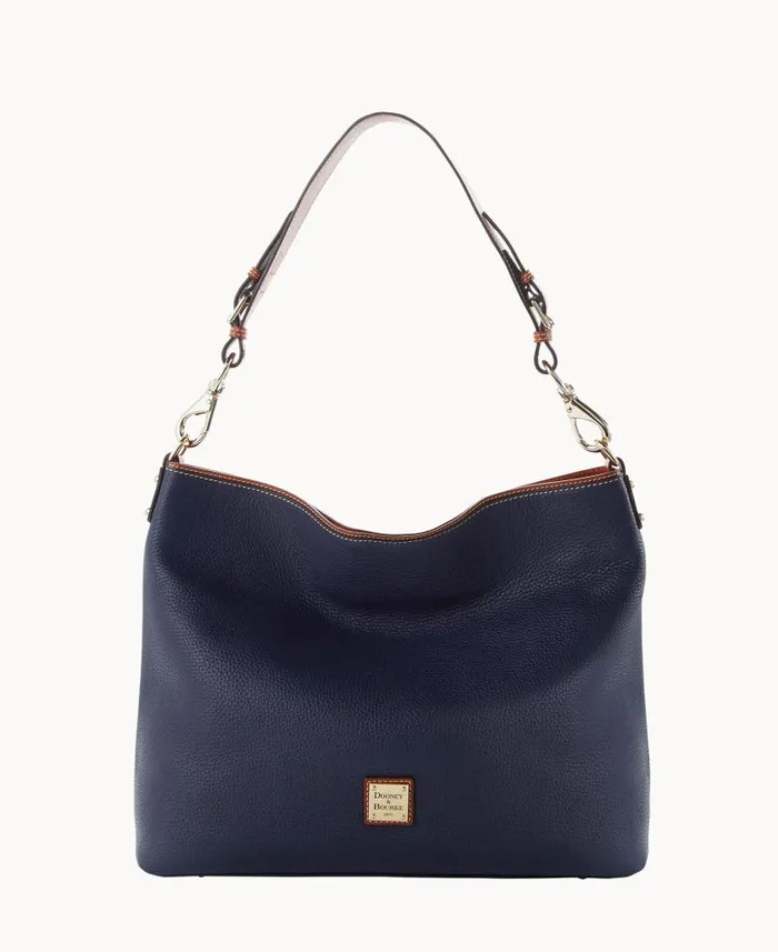 Dooney and Bourke Pebble Grain Extra Large Courtney Sac Midnight Blue WomenMen Shoulder Bags Dooney and Bourke Pebble Grain Extra Large Courtney Sac Midnight Blue WomenMen Shoulder Bags