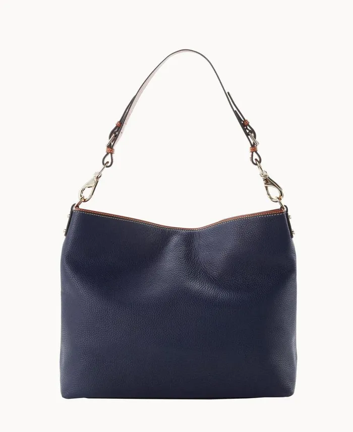 Dooney and Bourke Pebble Grain Extra Large Courtney Sac Midnight Blue WomenMen Shoulder Bags Dooney and Bourke Pebble Grain Extra Large Courtney Sac Midnight Blue WomenMen Shoulder Bags