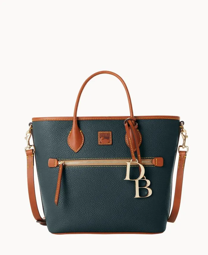 Dooney and Bourke Pebble Grain Handle Tote Forest WomenMen Totes