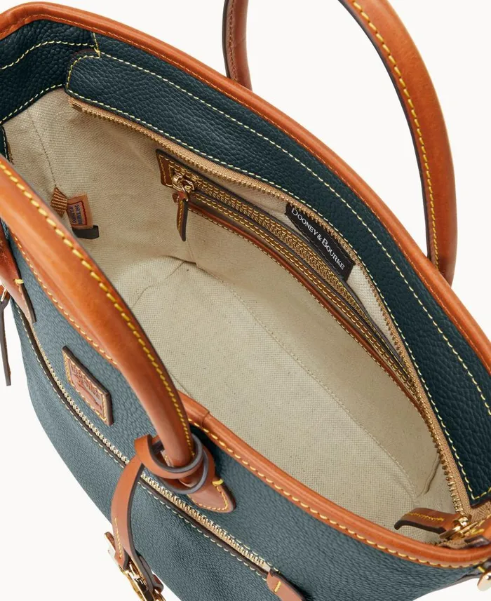 Dooney and Bourke Pebble Grain Handle Tote Forest WomenMen Totes