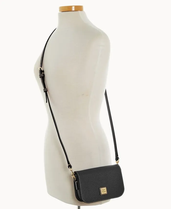 Dooney and Bourke Pebble Grain Kitty Crossbody Black Black WomenMen Crossbodies Dooney and Bourke Pebble Grain Kitty Crossbody Black Black WomenMen Crossbodies