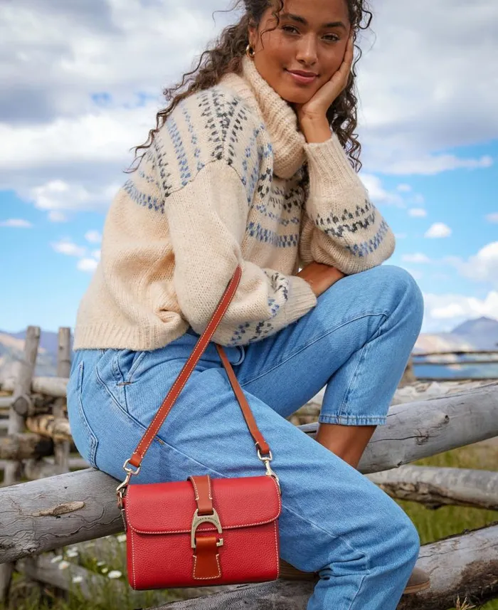 Dooney and Bourke Pebble Grain Kyra Bag Caramel WomenMen Mini Bags