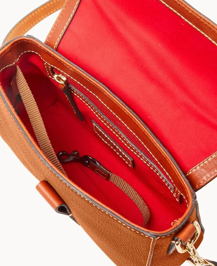 Dooney and Bourke Pebble Grain Kyra Bag Caramel WomenMen Mini Bags