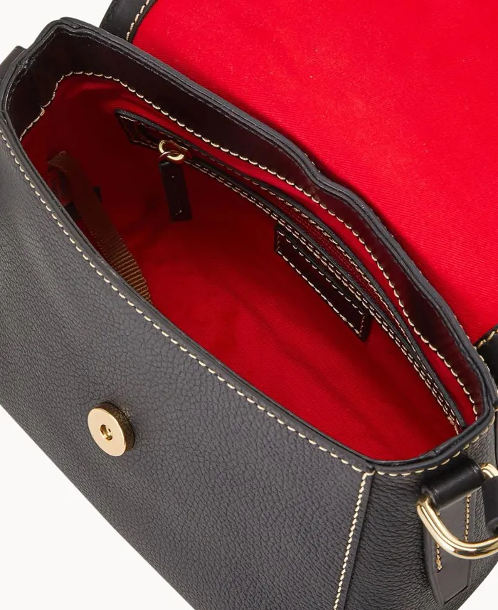 Dooney and Bourke Pebble Grain Small Eliza Crossbody Black Black WomenMen Crossbodies Dooney and Bourke Pebble Grain Small Eliza Crossbody Black Black WomenMen Crossbodies