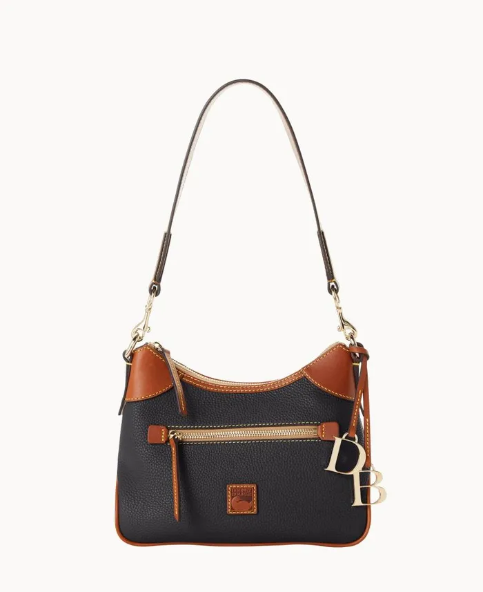 Dooney and Bourke Pebble Grain Small Hobo Black WomenMen Shoulder Bags