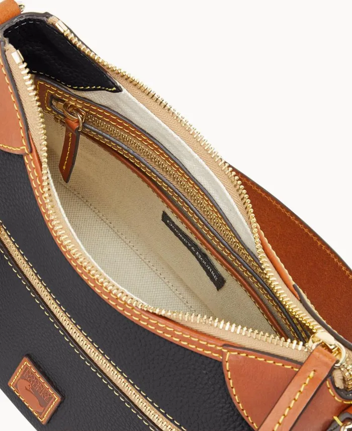 Dooney and Bourke Pebble Grain Small Hobo Black WomenMen Shoulder Bags