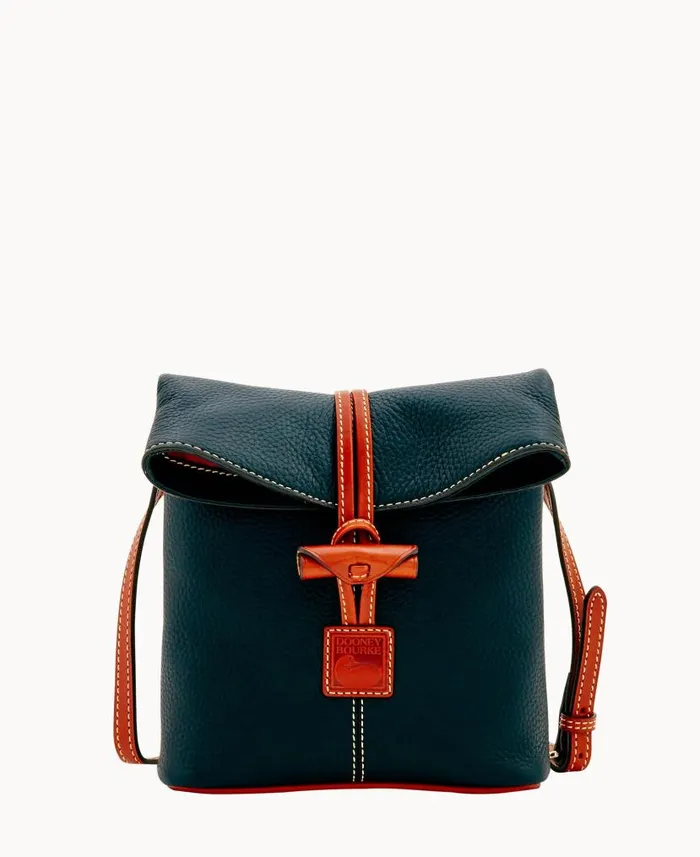 Dooney and Bourke Pebble Grain Toggle Crossbody Black WomenMen Crossbodies