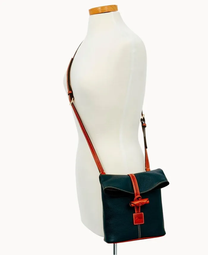 Dooney and Bourke Pebble Grain Toggle Crossbody Black WomenMen Crossbodies
