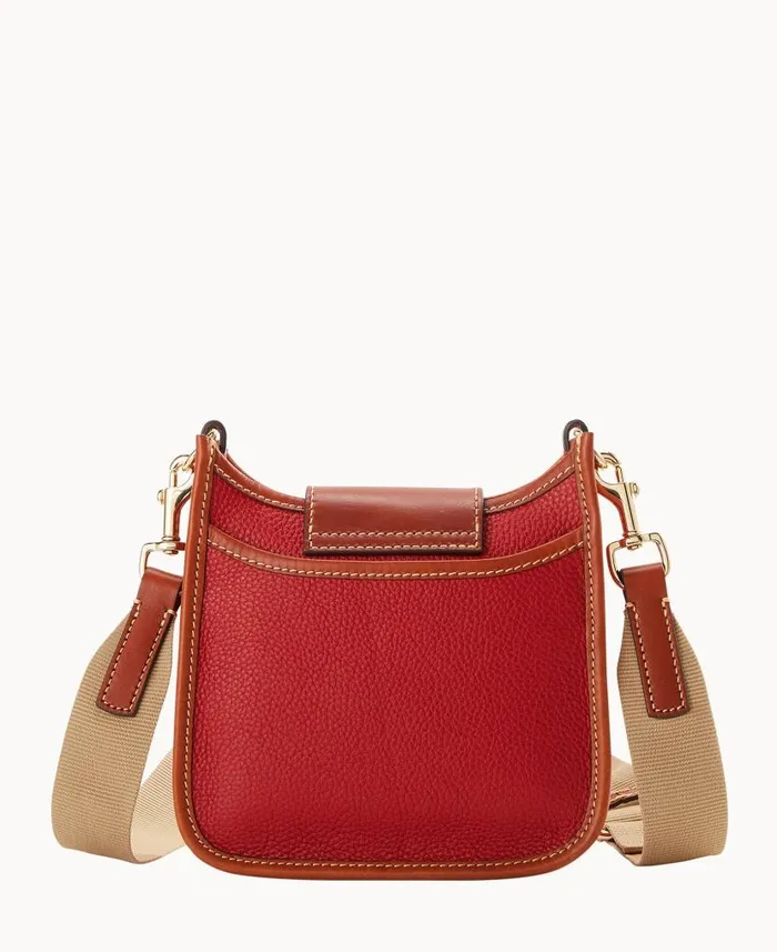 Dooney and Bourke Pebble Turnlock Messenger 20 Red WomenMen Shoulder Bags