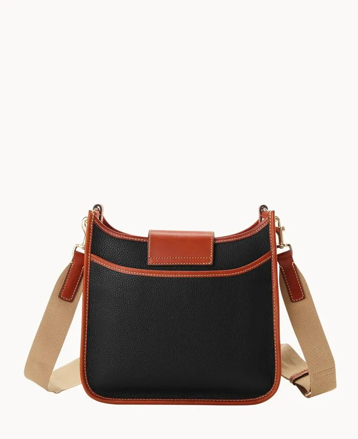 Dooney and Bourke Pebble Turnlock Messenger 28 Black WomenMen Shoulder Bags