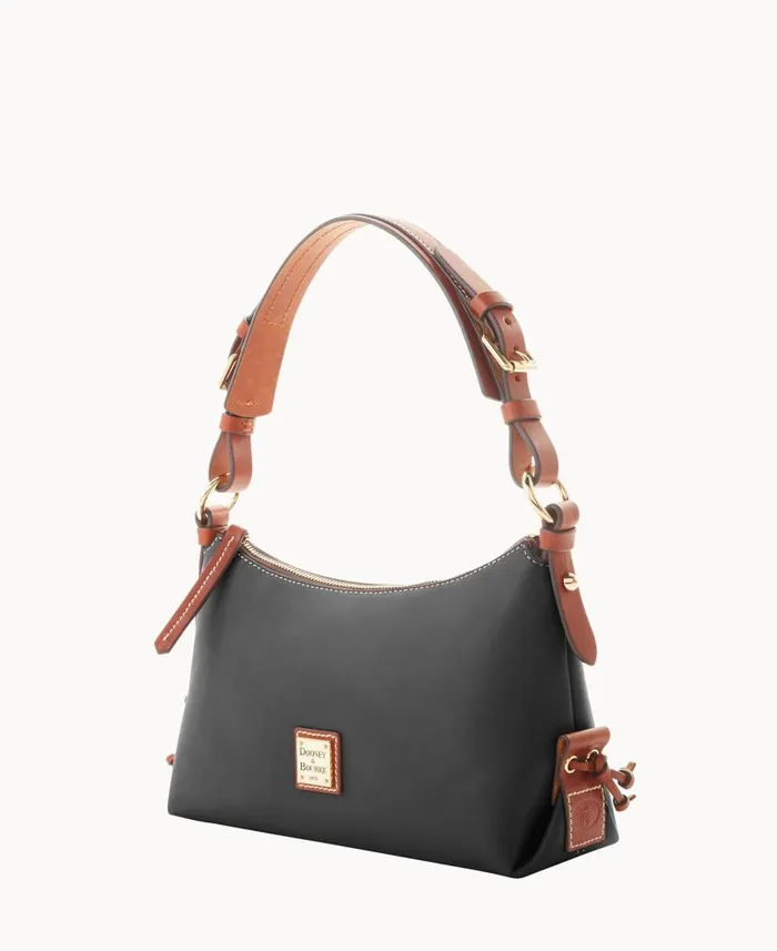 Dooney and Bourke Penrose Hobo 25 Black WomenMen Shoulder Bags