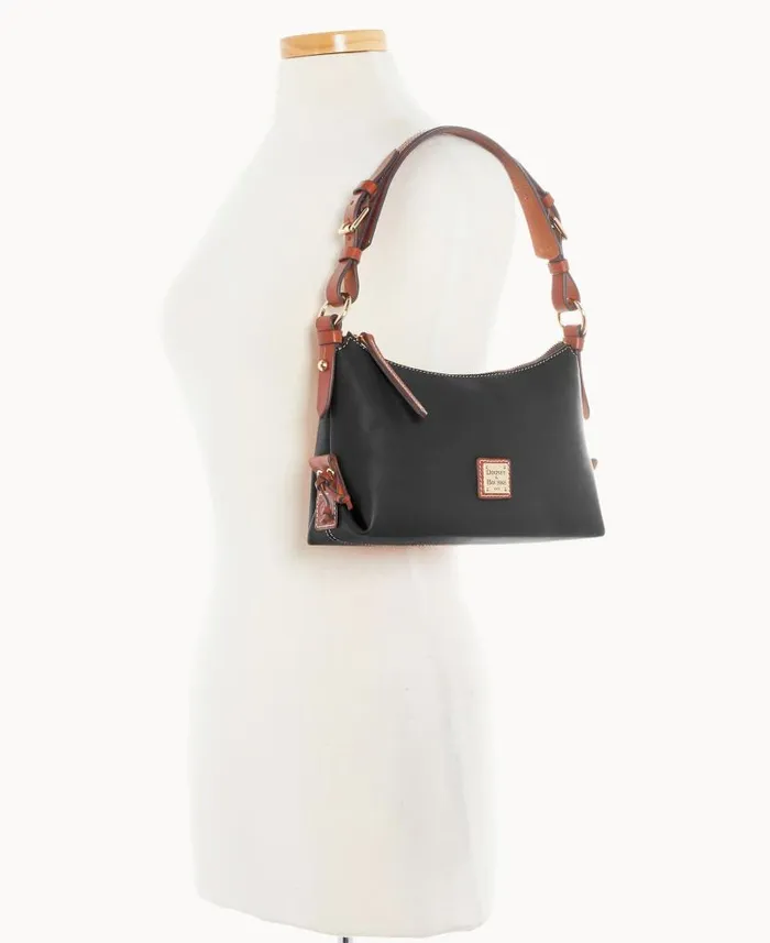 Dooney and Bourke Penrose Hobo 25 Black WomenMen Shoulder Bags