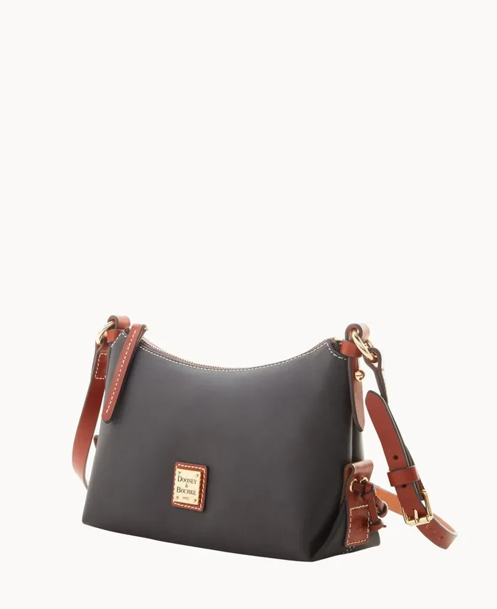 Dooney and Bourke Penrose Hobo Crossbody 22 Black WomenMen Crossbodies