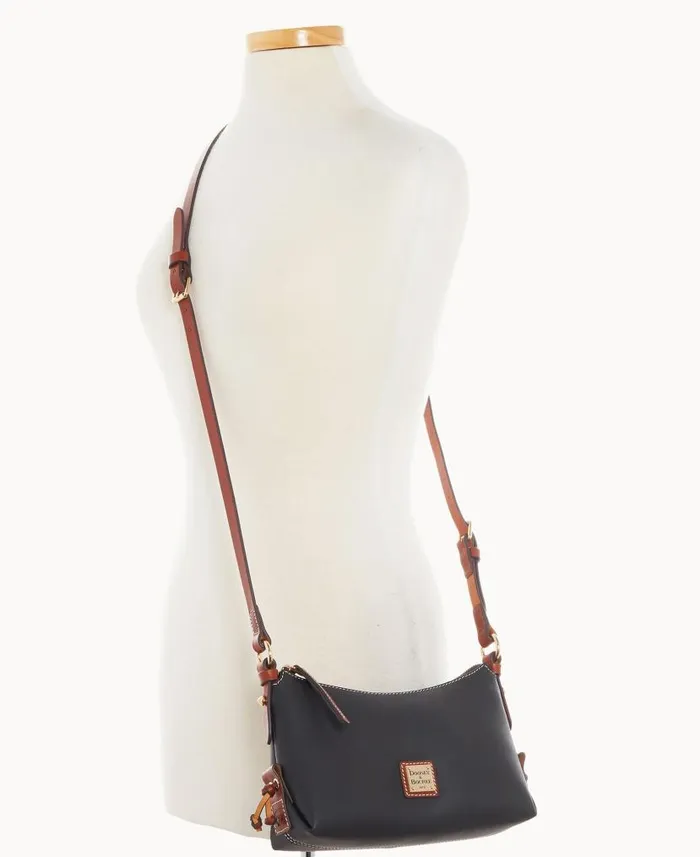 Dooney and Bourke Penrose Hobo Crossbody 22 Black WomenMen Crossbodies