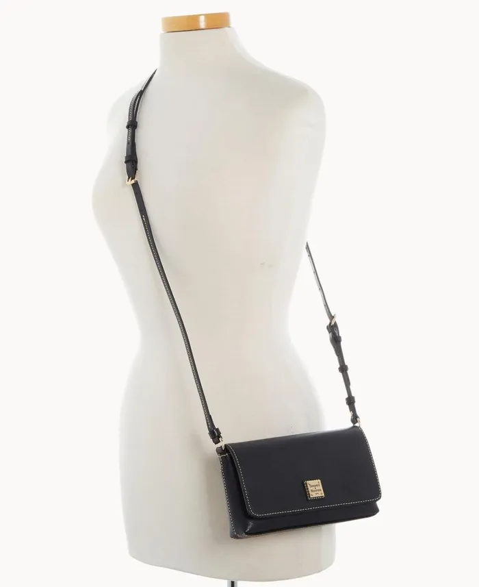 Dooney and Bourke Saffiano Betsy Crossbody Black WomenMen Crossbodies
