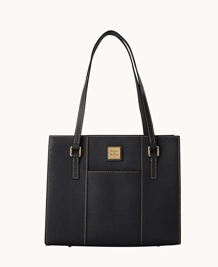 Dooney and Bourke Saffiano Charlotte Black WomenMen Shoulder Bags