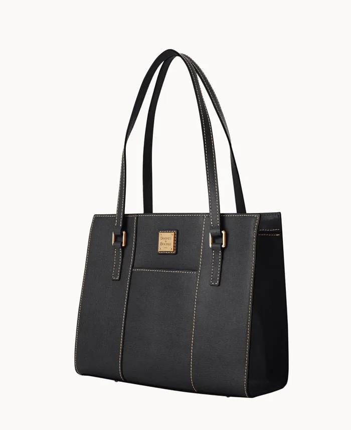 Dooney and Bourke Saffiano Charlotte Black WomenMen Shoulder Bags
