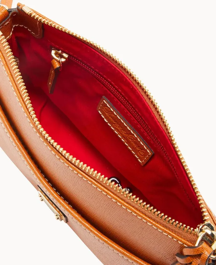 Dooney and Bourke Saffiano Ginger Crossbody Natural WomenMen Shoulder Bags
