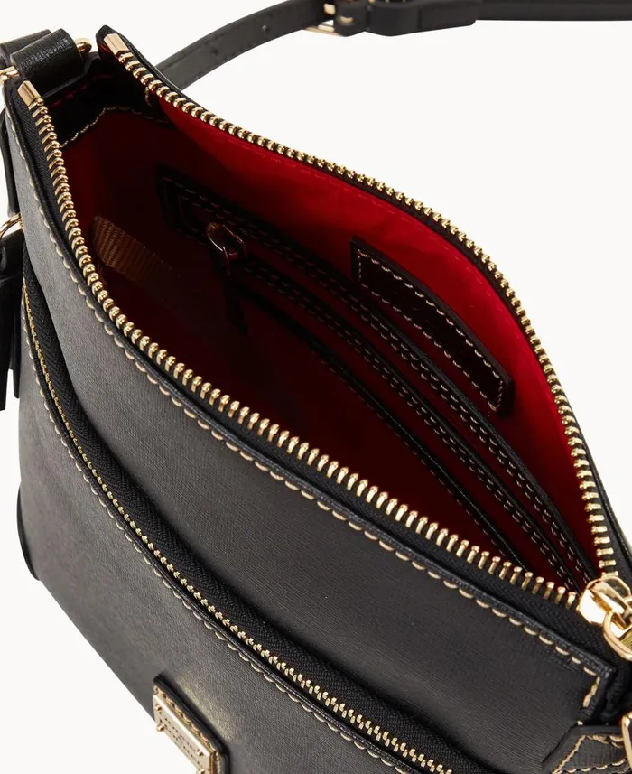 Dooney and Bourke Saffiano Small Tassel Crossbody Black WomenMen Crossbodies Dooney and Bourke Saffiano Small Tassel Crossbody Black WomenMen Crossbodies