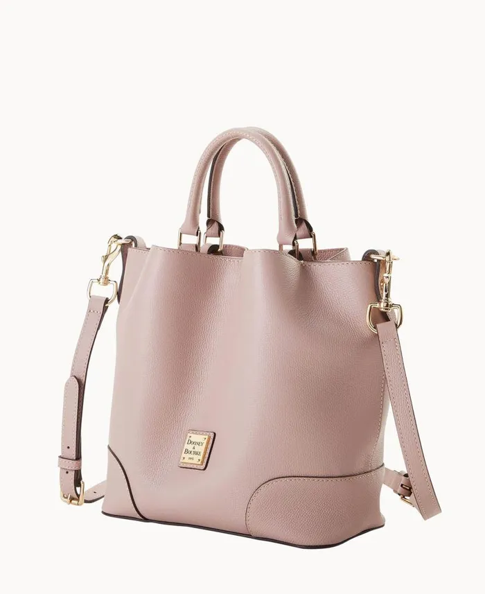 Dooney and Bourke Sorrento Small Barlow Mushroom WomenMen Satchels