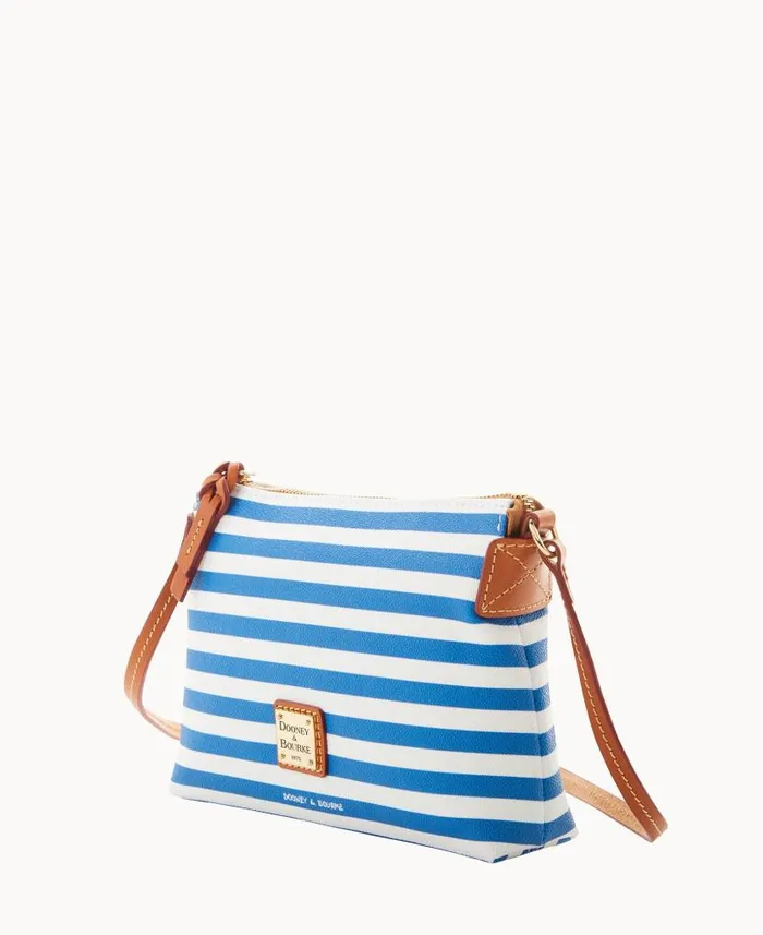 Dooney and Bourke Sullivan Coated Cotton Crossbody Pouchette Blue WomenMen Crossbodies Dooney and Bourke Sullivan Coated Cotton Crossbody Pouchette Blue WomenMen Crossbodies
