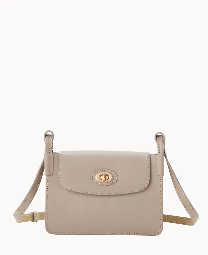 Dooney and Bourke Sweety Leather Pinky Bag Dove WomenMen Shoulder Bags