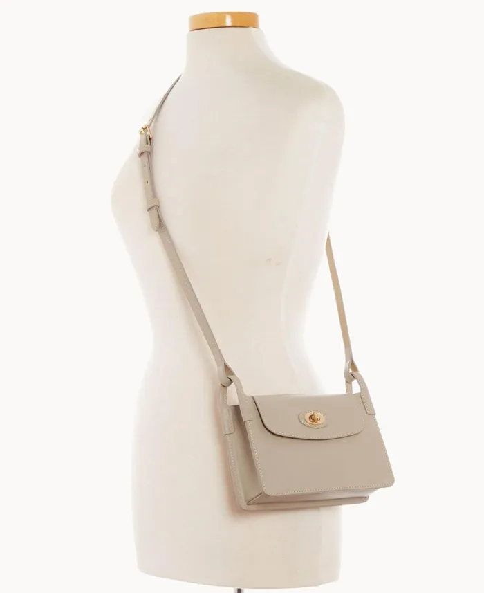 Dooney and Bourke Sweety Leather Pinky Bag Dove WomenMen Shoulder Bags