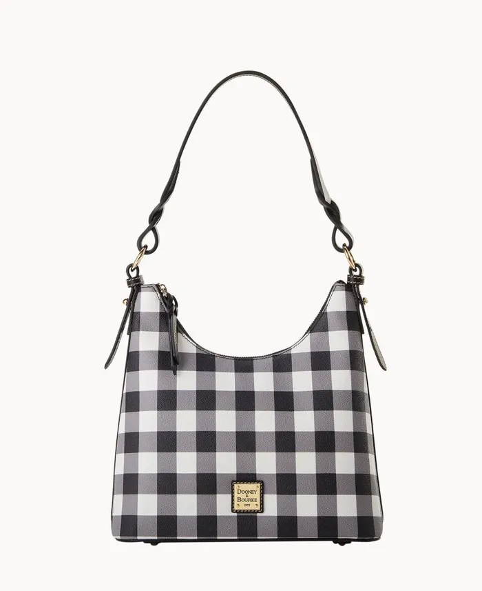 Dooney and Bourke Tucker Bryce Hobo Black WomenMen Shoulder Bags