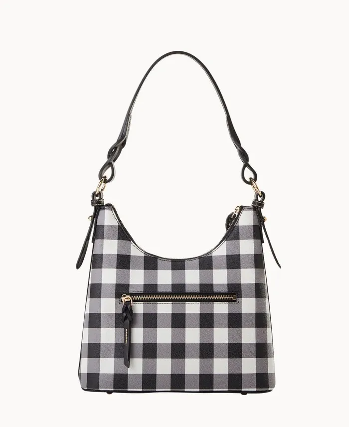 Dooney and Bourke Tucker Bryce Hobo Black WomenMen Shoulder Bags