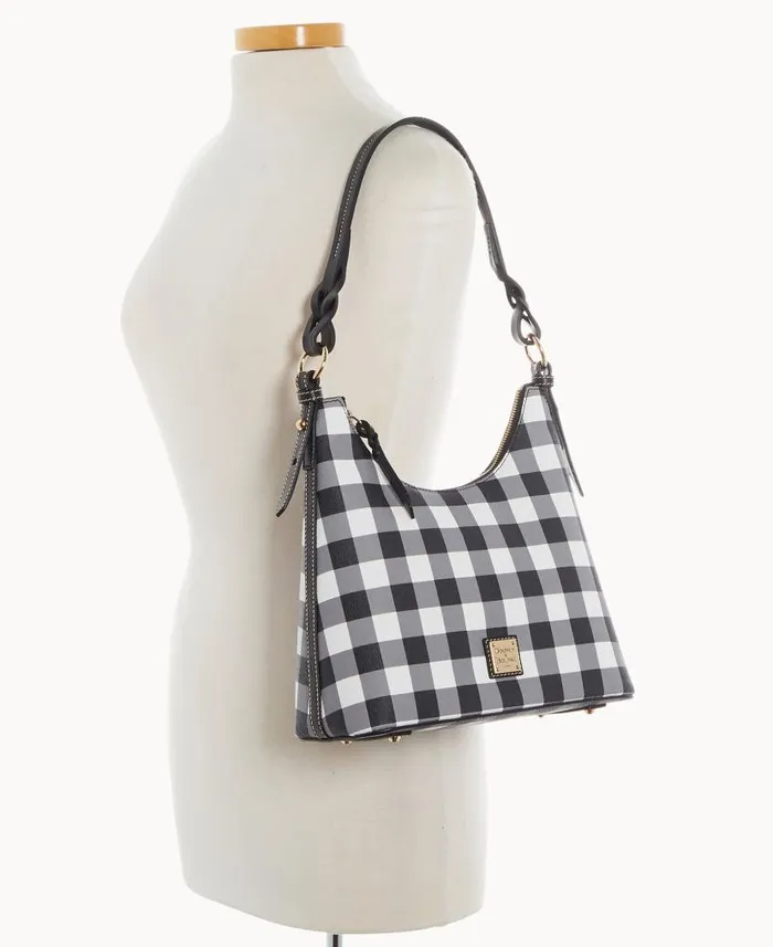 Dooney and Bourke Tucker Bryce Hobo Black WomenMen Shoulder Bags